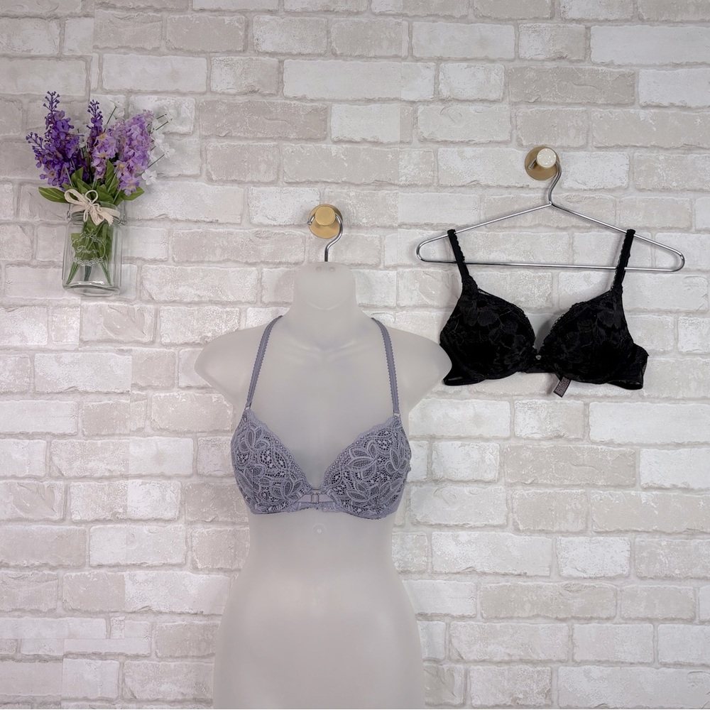 TWO Victoria’s Secret Push Up Bras 34B